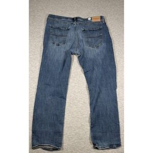 Levis 508 Jeans Mens 34x29 Blue Dark Wash Regular Tapered Leg Denim Zip Fly